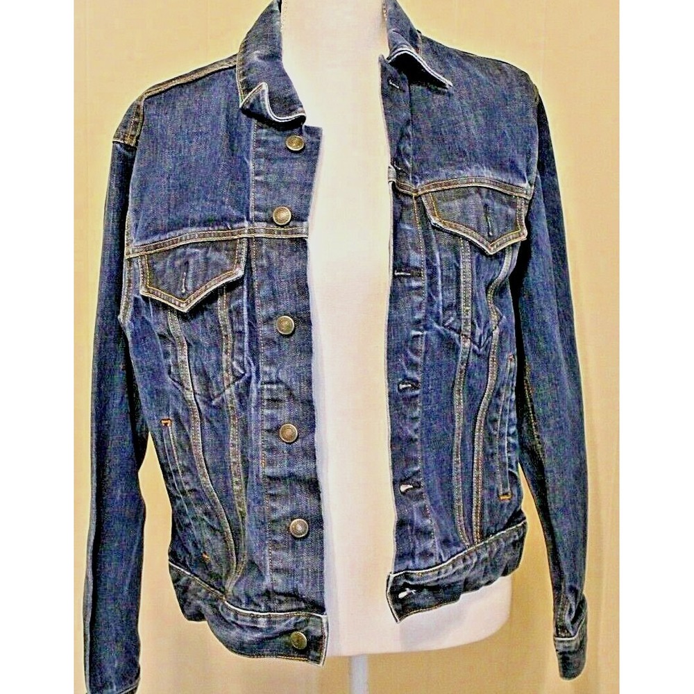Gap Denim Jean Jacket‎ RN 54023 Distressed Woman's Size X Small